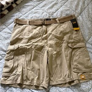 Lee Men's Khaki Cargo Shorts